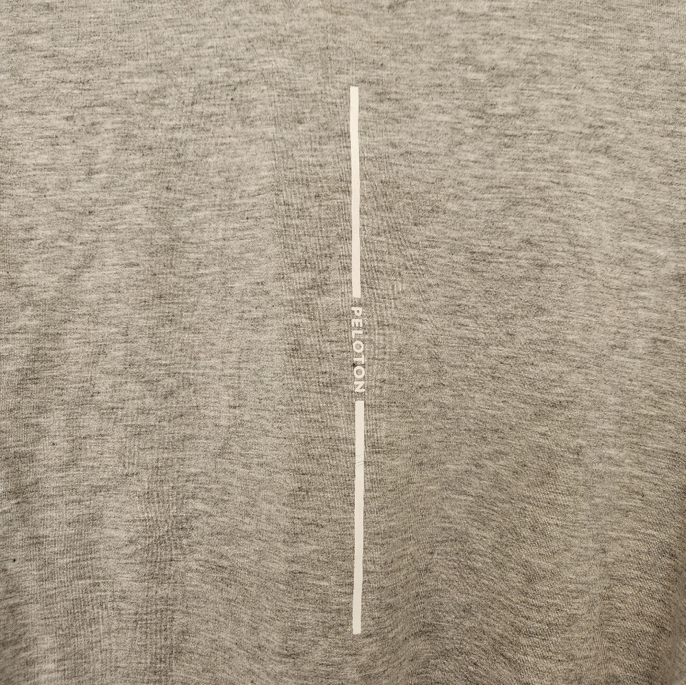 Peloton Gray Long Sleeve Cropped Tee. Size Small. NWOT - Picture 7 of 10